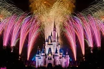 Disney theme park fireworks