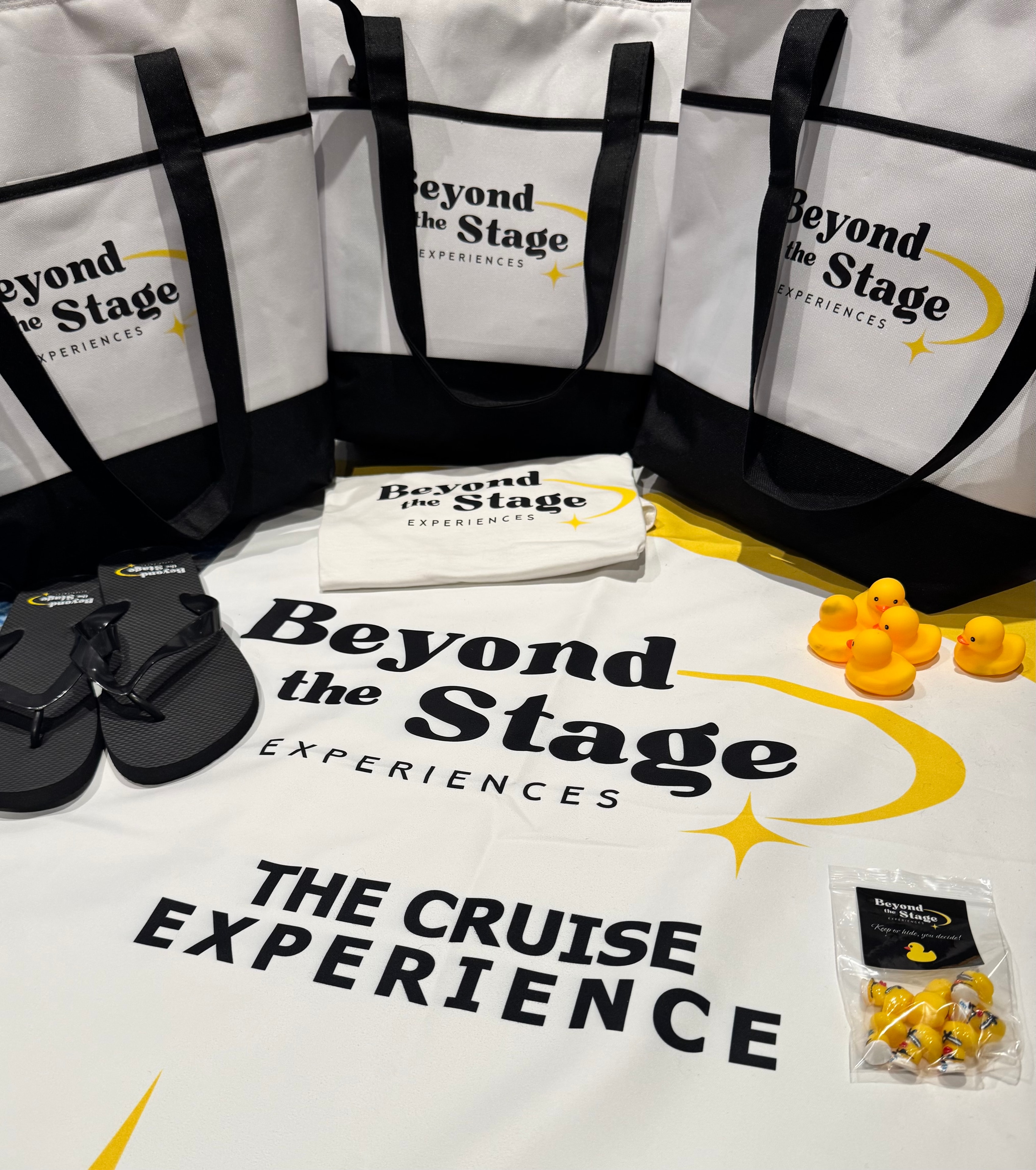 Beyond the Stage Experiences branded merchandise