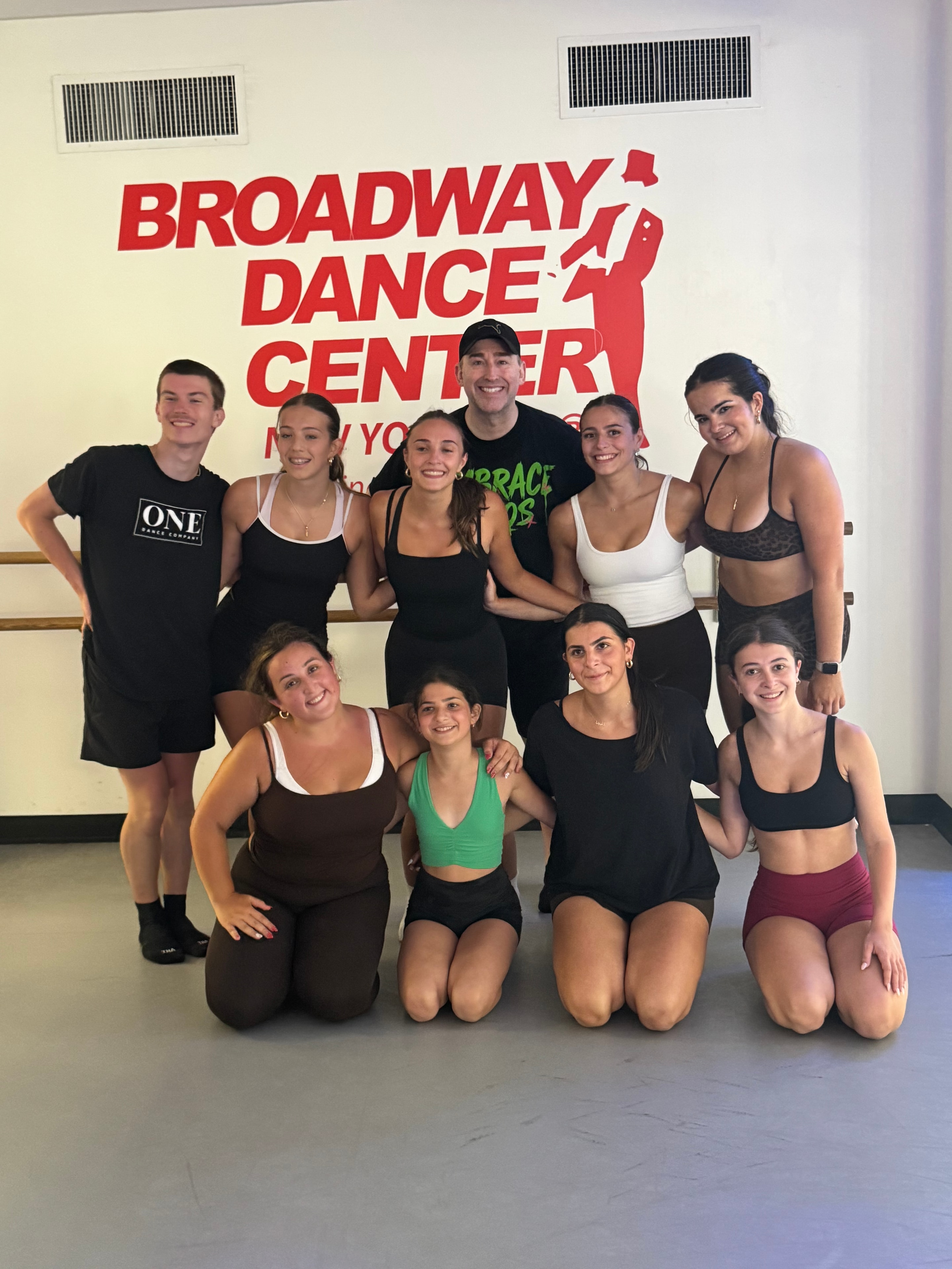 Dancers inside Broadway Dance Center NYC