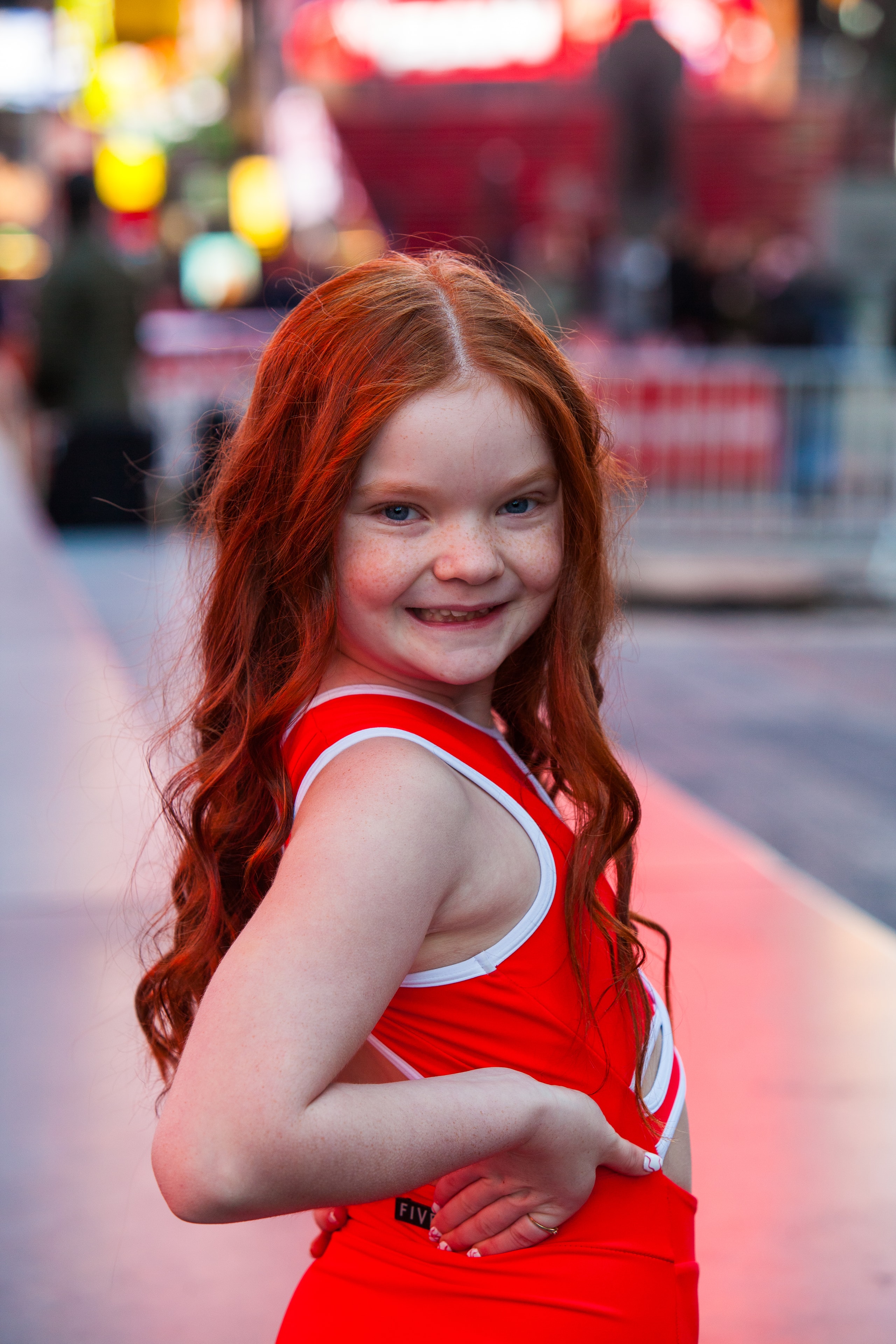 Dancer in Times Square